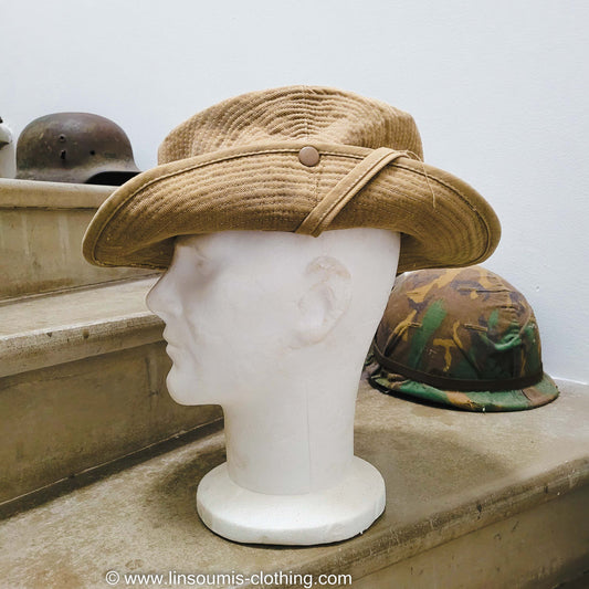 Rare french 50's Indochina paratrooper hat / Broussard années 50 Indochine