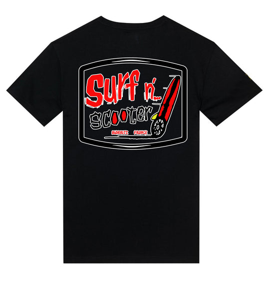 T-shirt " Surfn' scooter Biarritz"