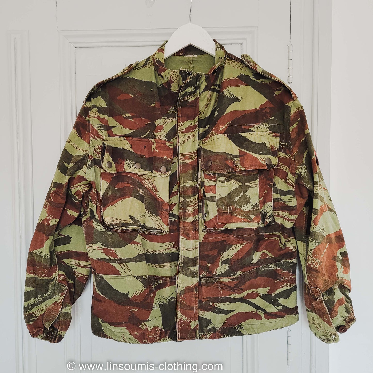 Rare french lizard camo paratrooper 1947 to 1956 jacket / Rare veste para 47/56 français Indochine