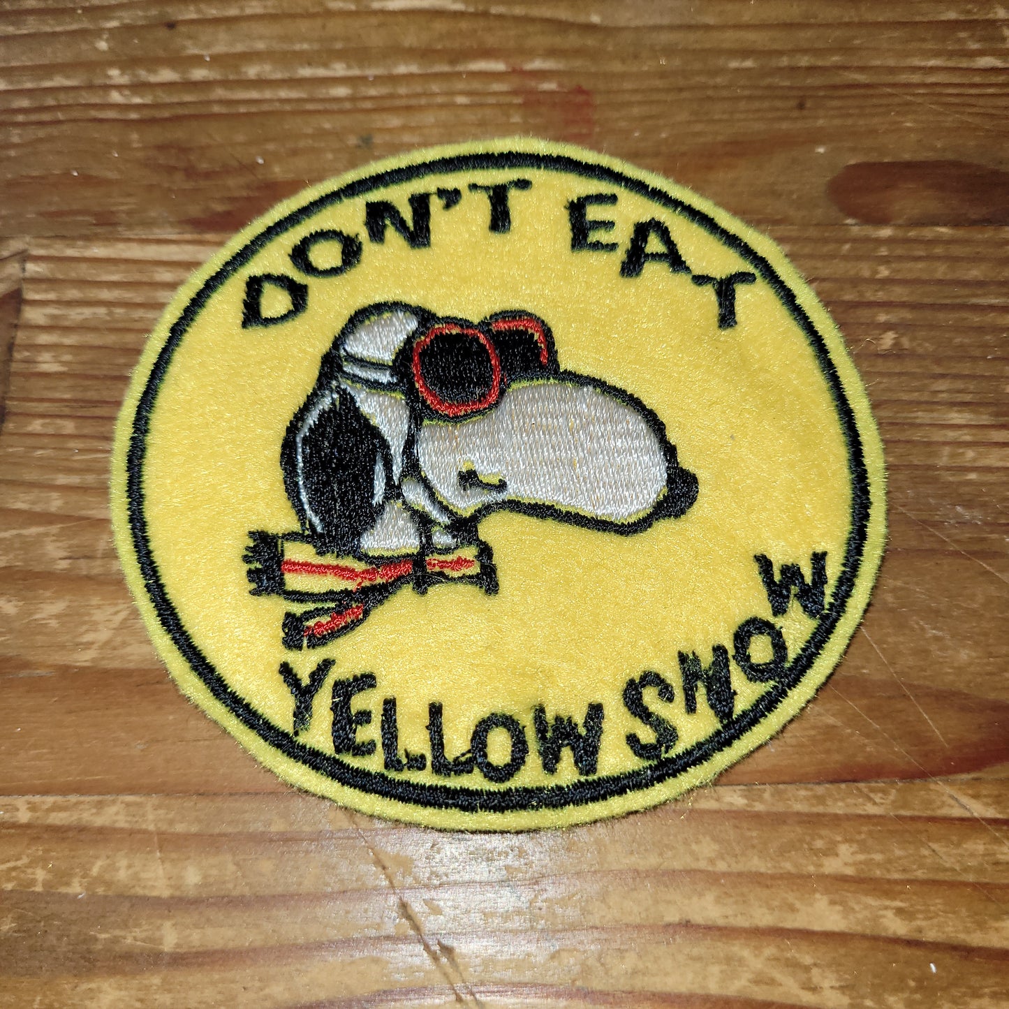 Snoopy "Don't Eat Yellow Snow"