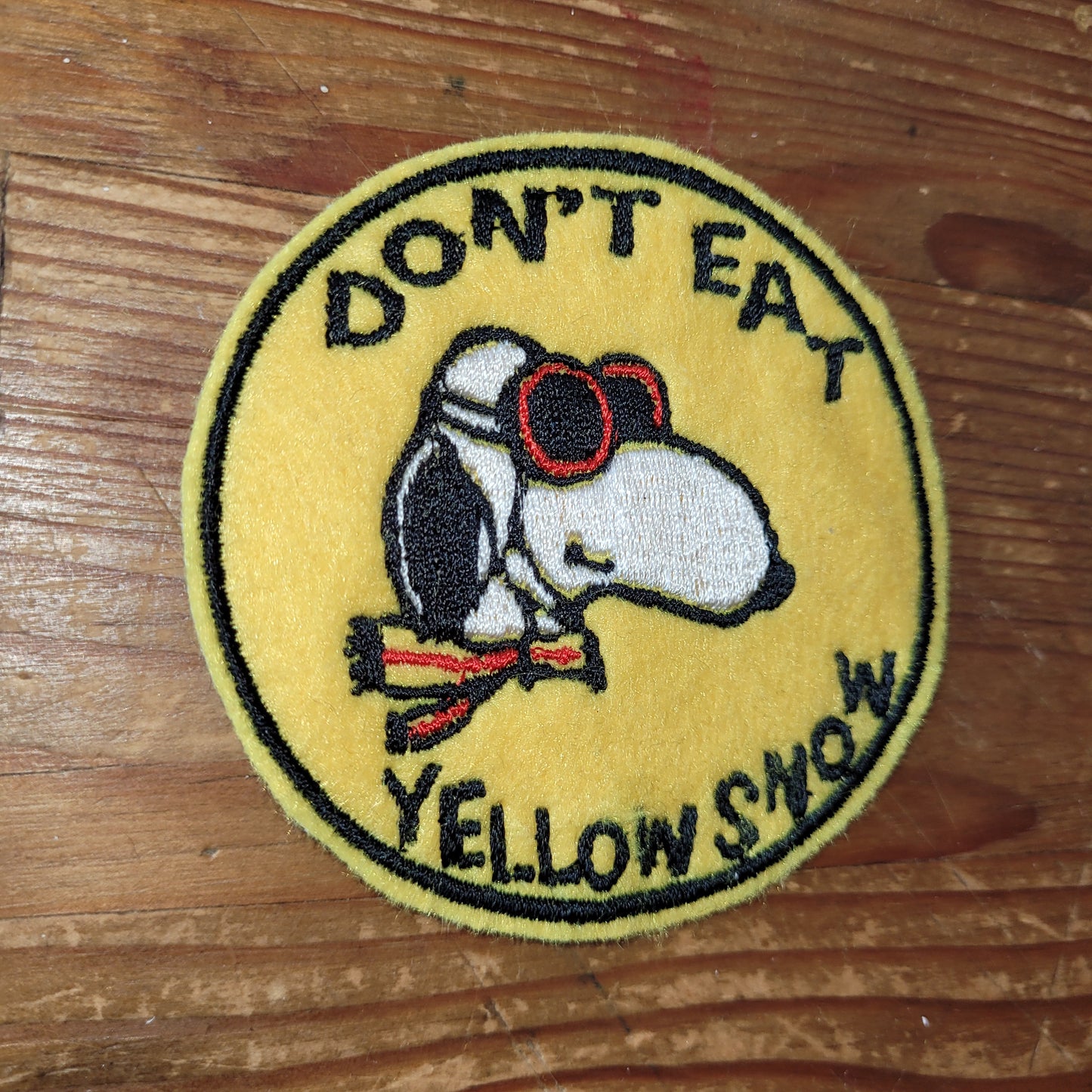 Snoopy "Don't Eat Yellow Snow"