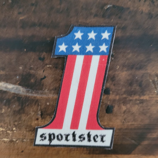 One HD Sporster Flag Usa