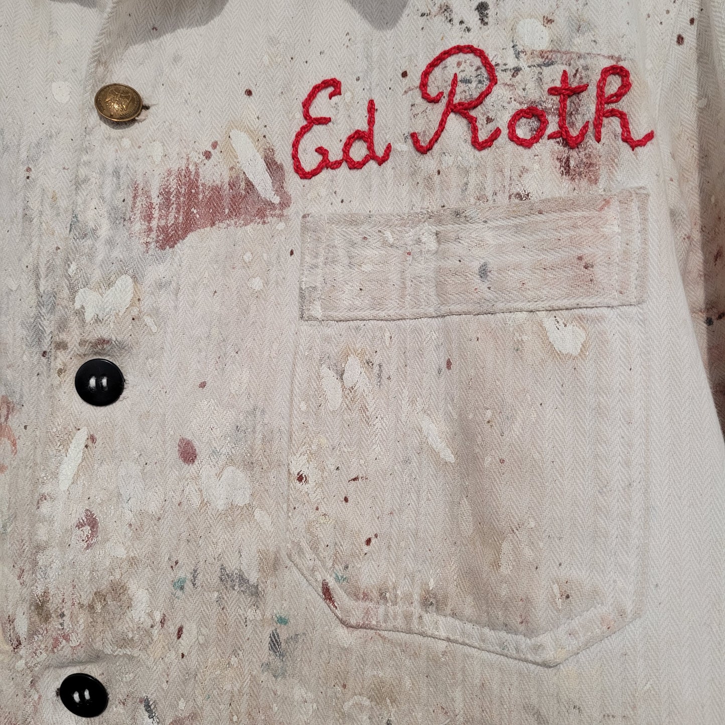 In loving memory of ED "Big Daddy" Roth handpainted jacket Fink painter
