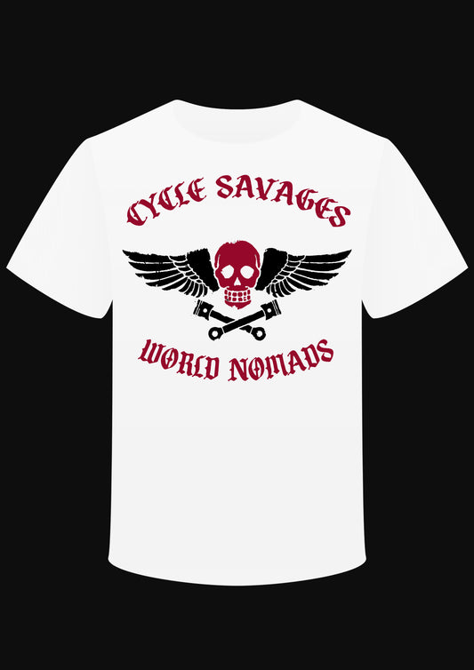 T-shirt " Cycle savages"