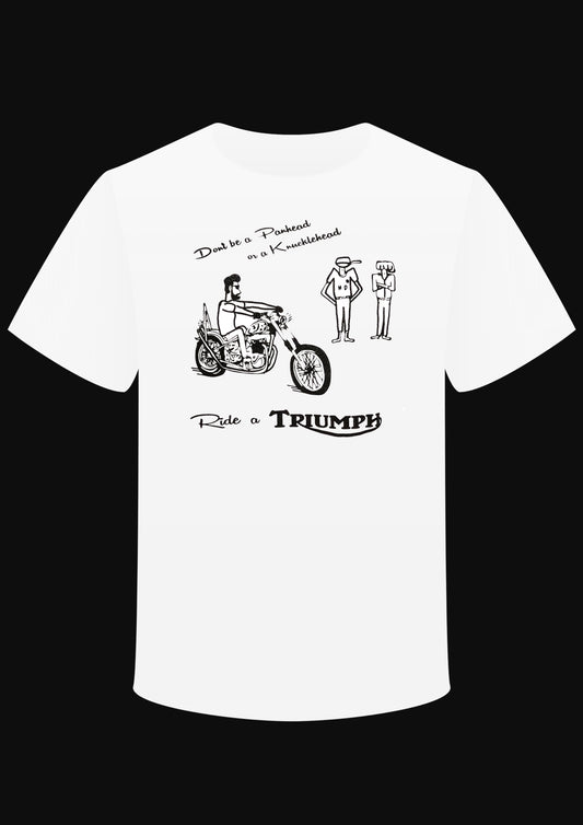T-shirt " Ride a Triumph"