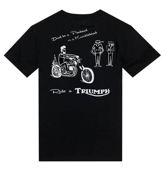 T-shirt " Ride a Triumph."