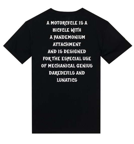 T-shirt " A motorcycle is a...."