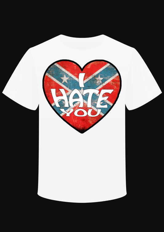 T-shirt " Heart I hate you"