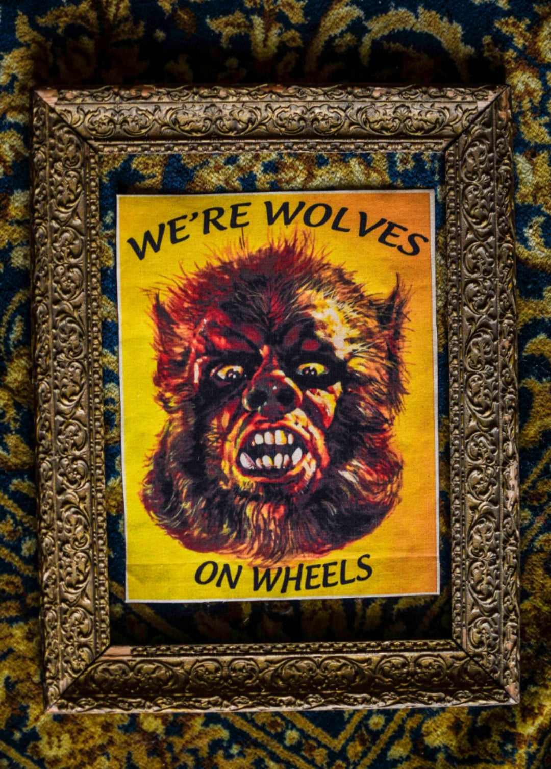 Backpatch "We're Wolves On Wheels"