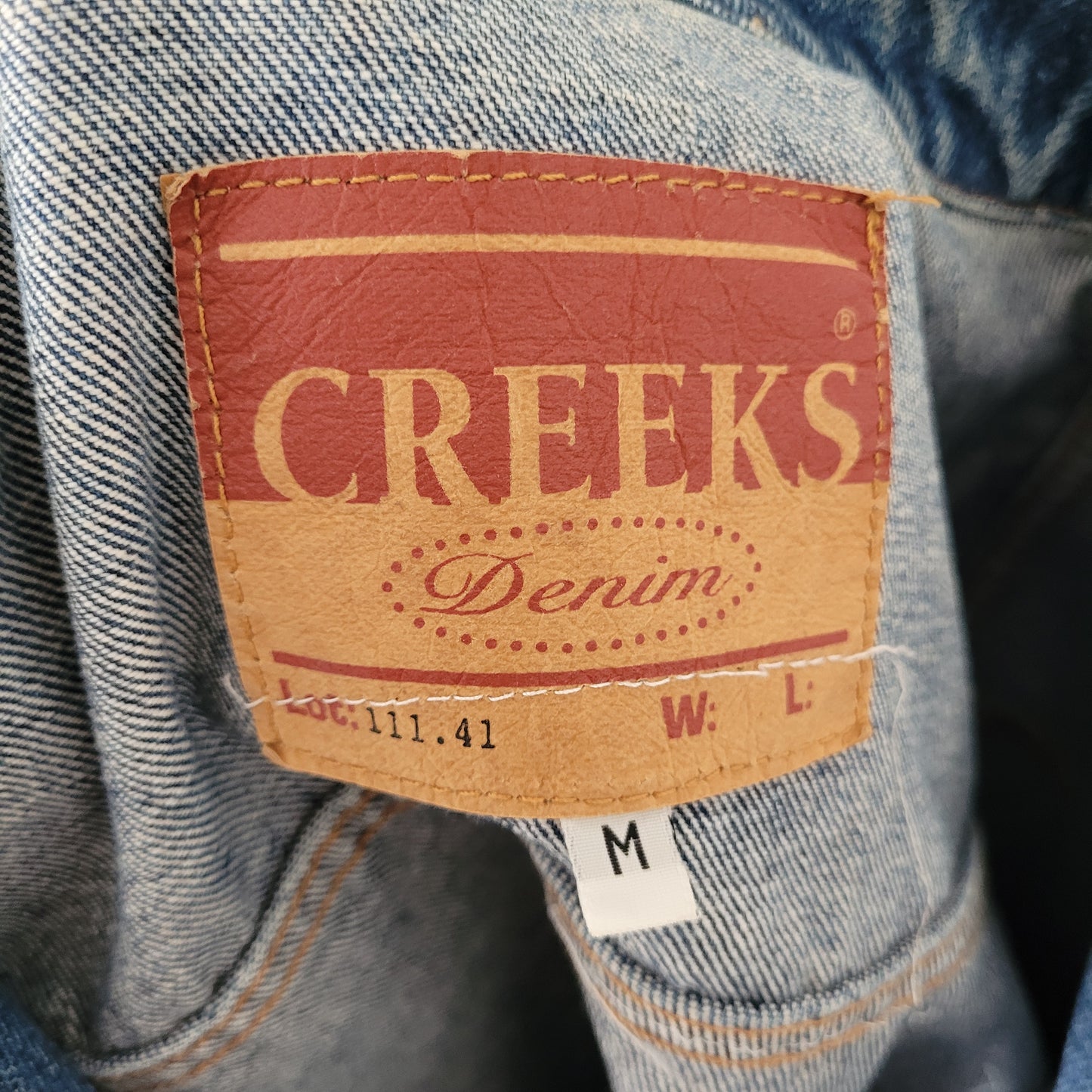 Creeks denim jacket 80's / veste en jean Creeks années 80