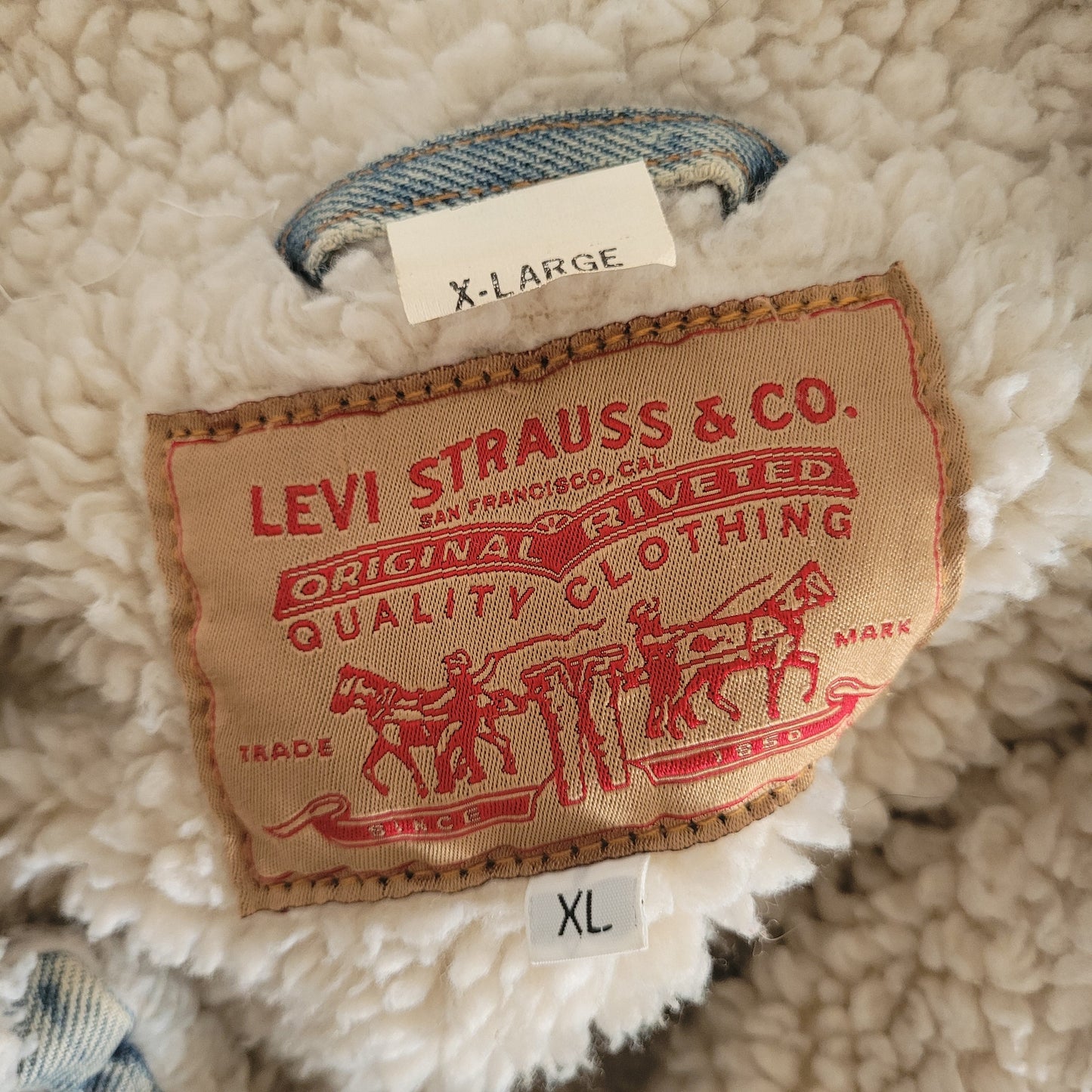 Levis sherpa jacket 80's / veste sherpa Levis années 80