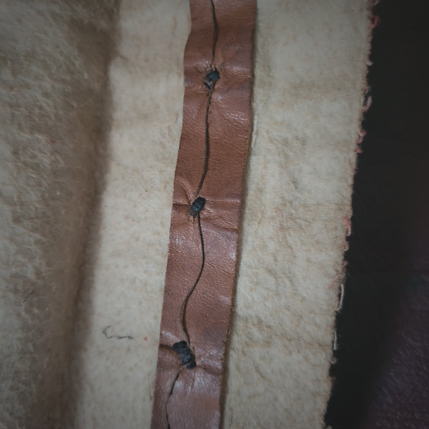 Leather 30's gaiters leggings / Guêtres, jambières cuir années 30