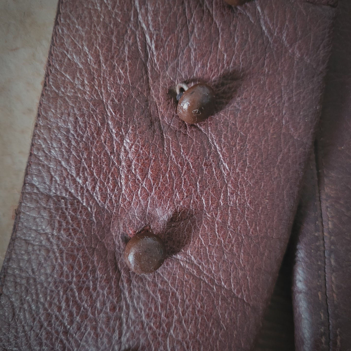 Leather 30's gaiters leggings / Guêtres, jambières cuir années 30