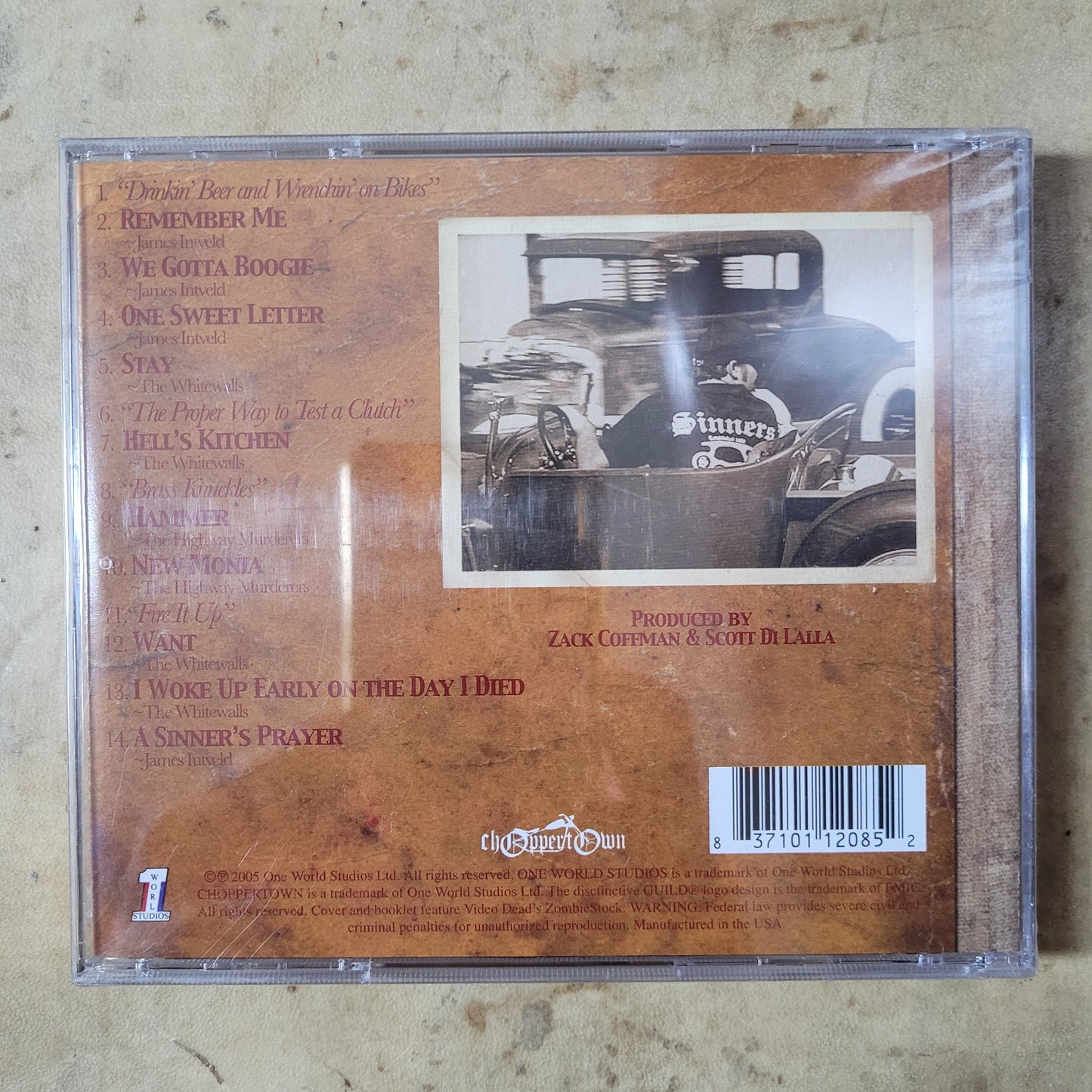 CD bo soundtrack Choppertown "The Sinners"