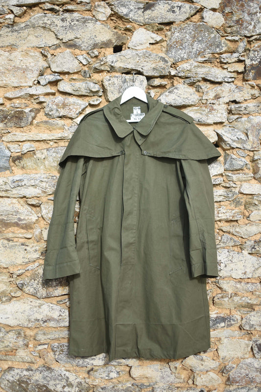 French 50's military rain overcoat/ Capote surveste de pluie armée française années 50