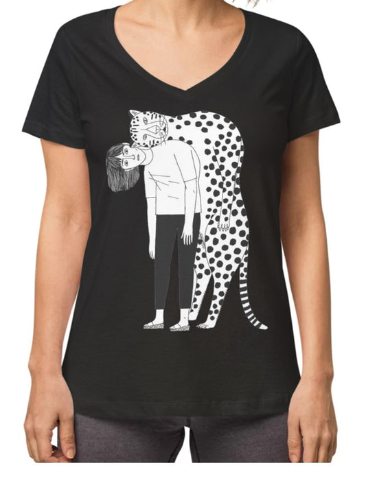 T-shirt "Panther woman"
