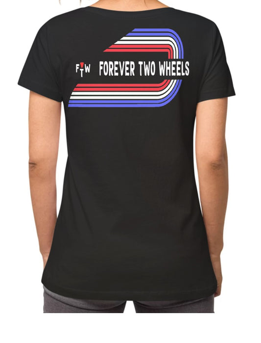 T-shirt "Forever two wheels"