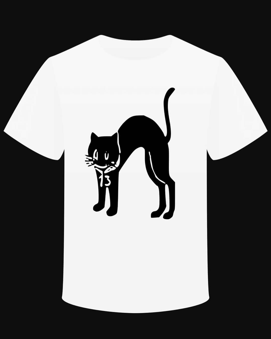 T-shirt "Black Cat 13"