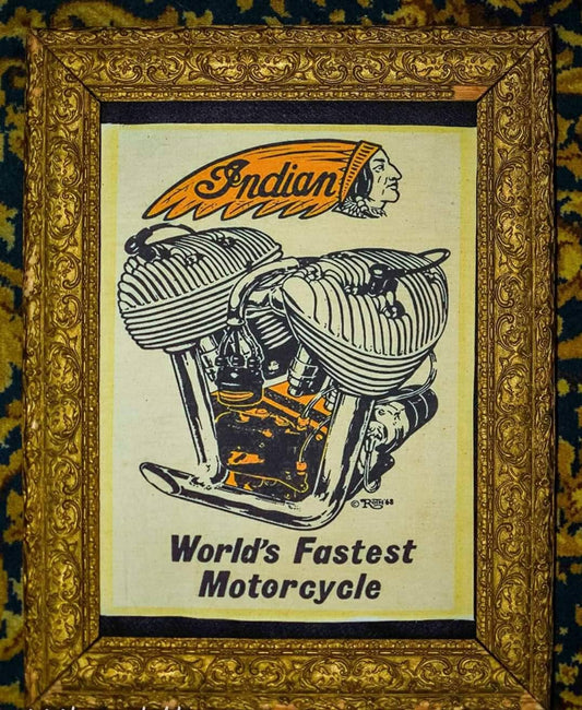 Backpatch "Indian World's Fastest Motorcycle"