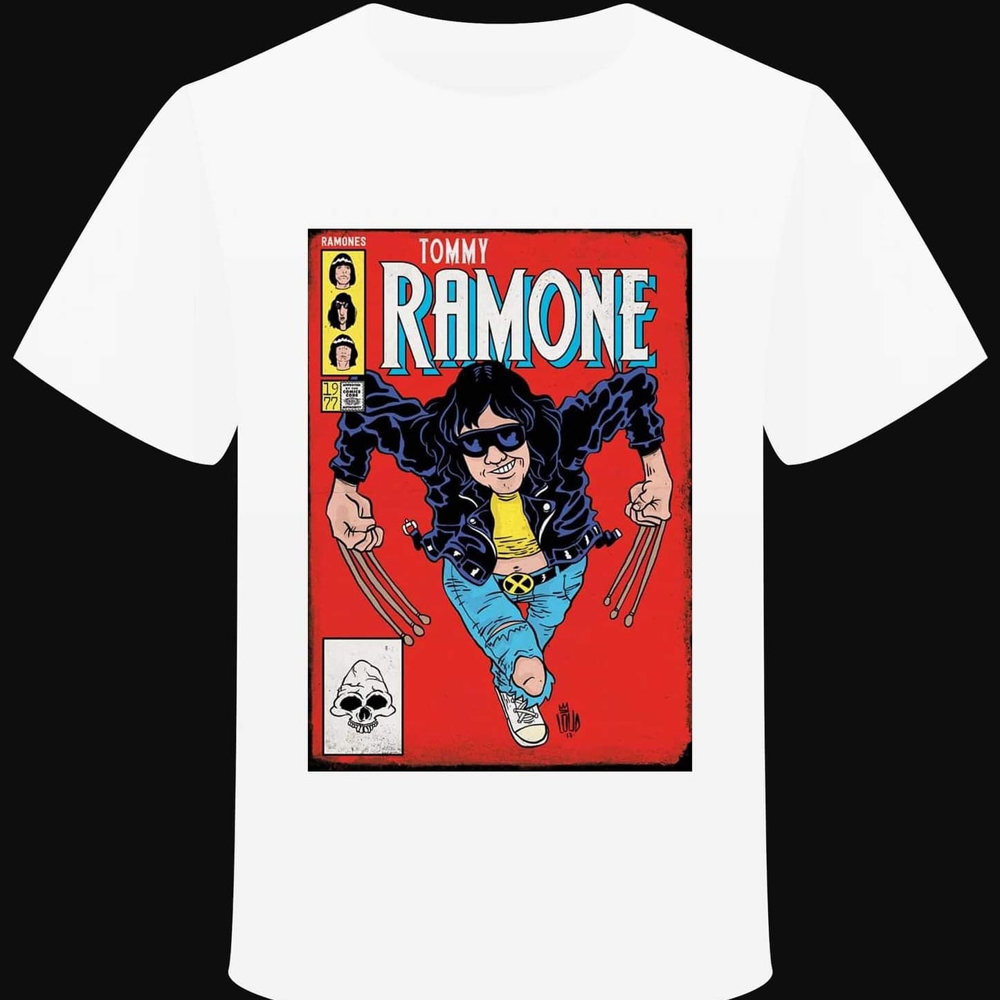 T-shirt "Family RAMONES : Tommy  Ramone"