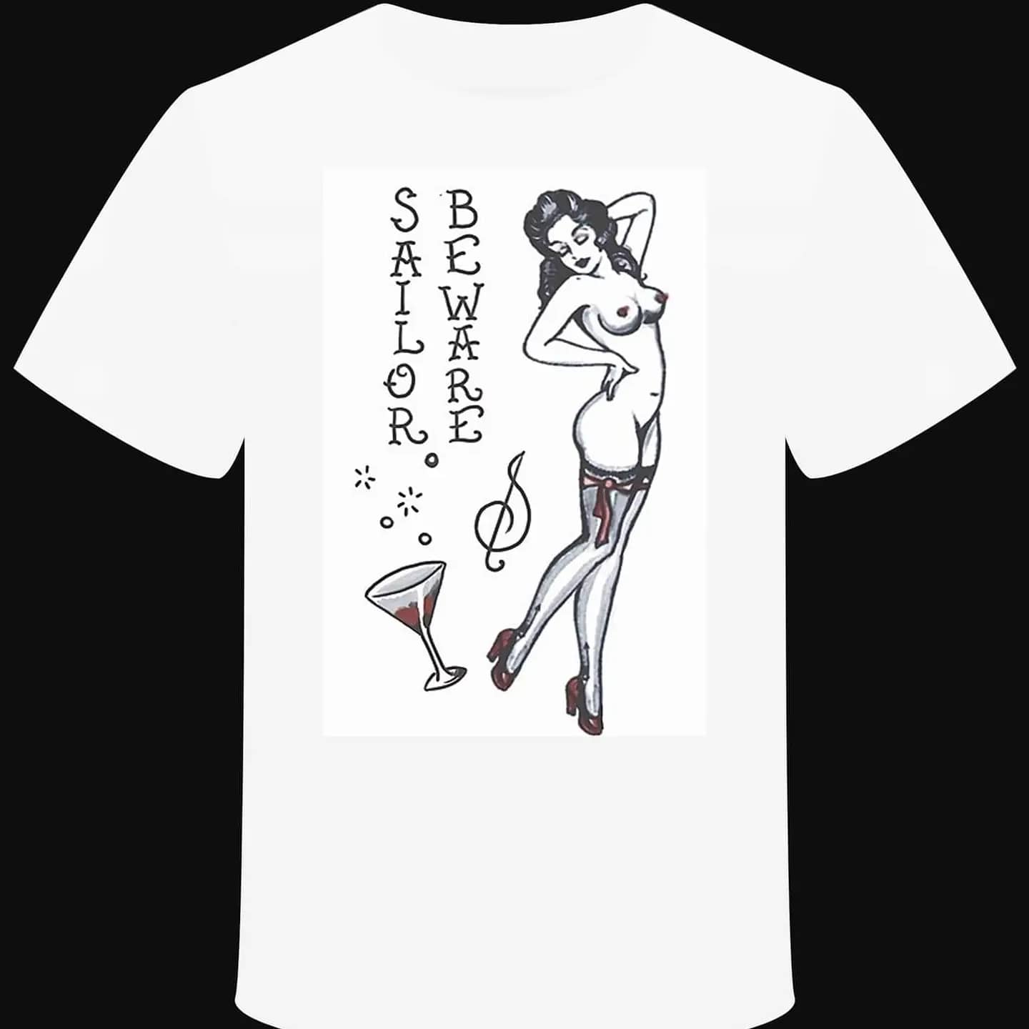 T-shirt "Sailor Beware Pin'up"