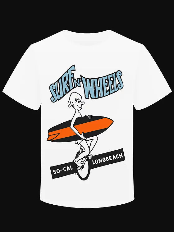 T-shirt "Surf N' Wheels"