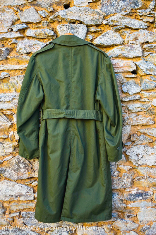 Rare Vintage Korea era US Army overcoat with liner MINT.