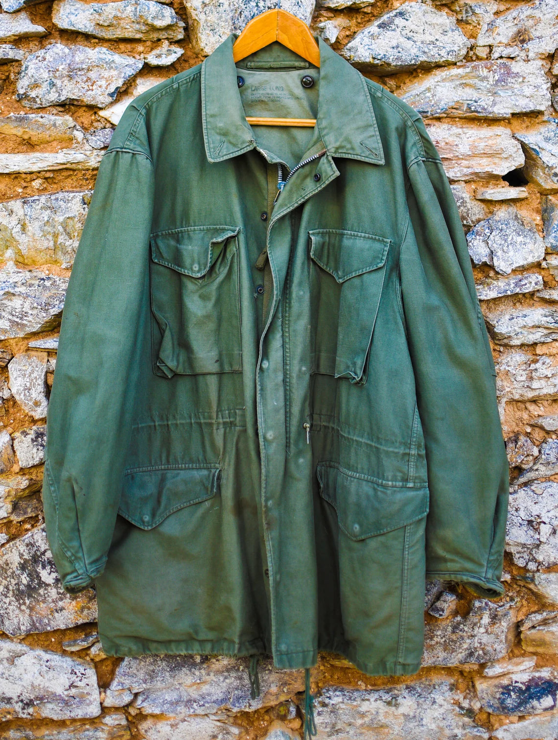 M51 jacket us army hand painted born loser/ veste de combat modèle 1951 peinte à la main