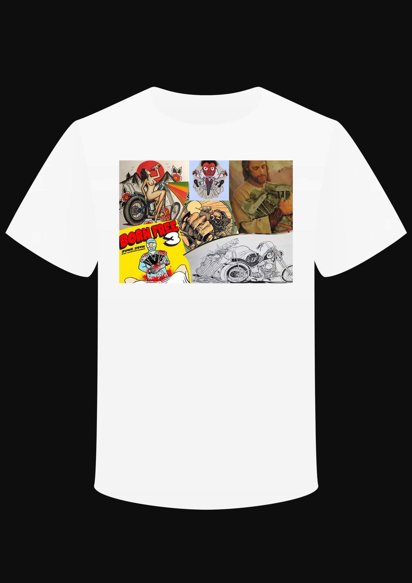 T-shirt "Mix" Graphismes 70's