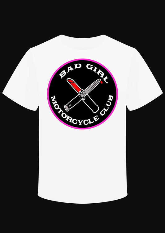 T-shirt "Bad Girl Motorcycle Club " Version Black