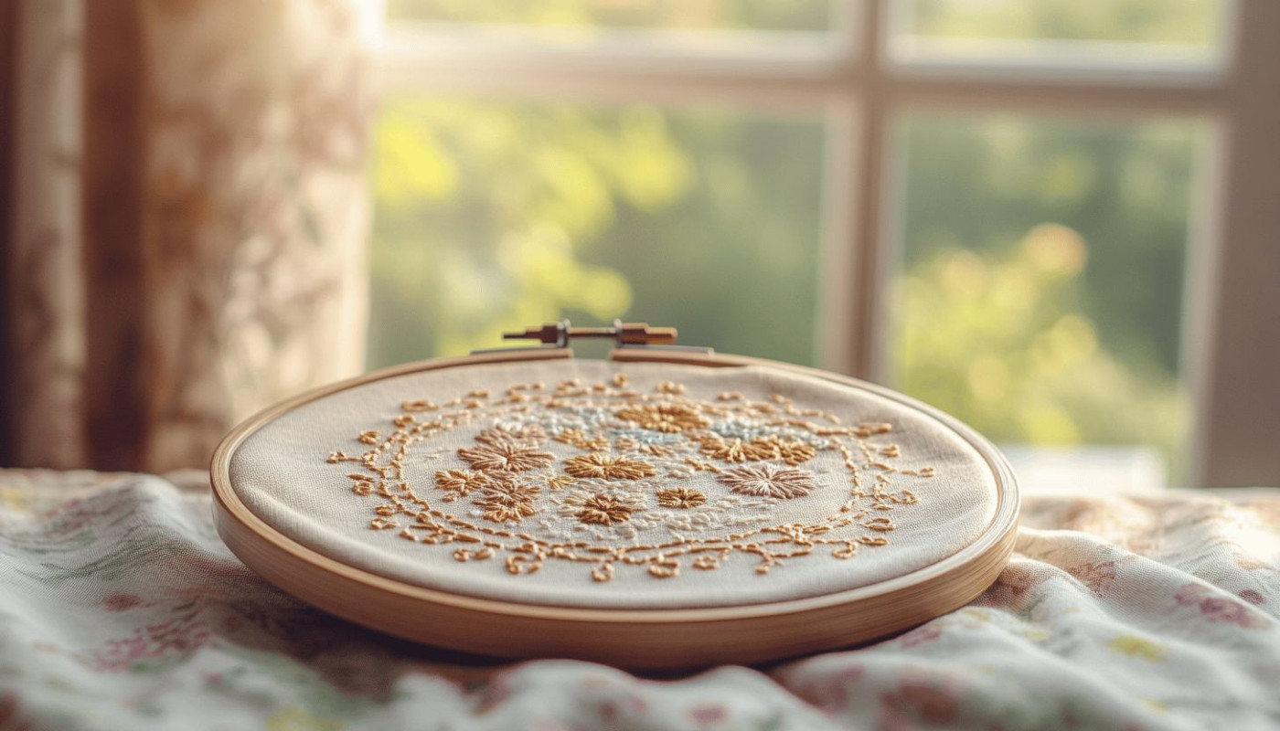 Habillement - Guide pratique sur la technique du chain stitch en broderie